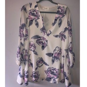 Floral dress shirt
